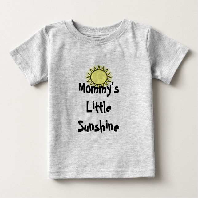 La pequeña camiseta Sunshine de mamá (Anverso)
