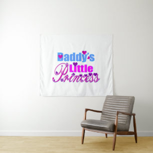 ❤👸La pequeña princesa de papá Tapiz de pared fabu