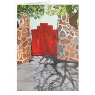 La pequeña puerta roja