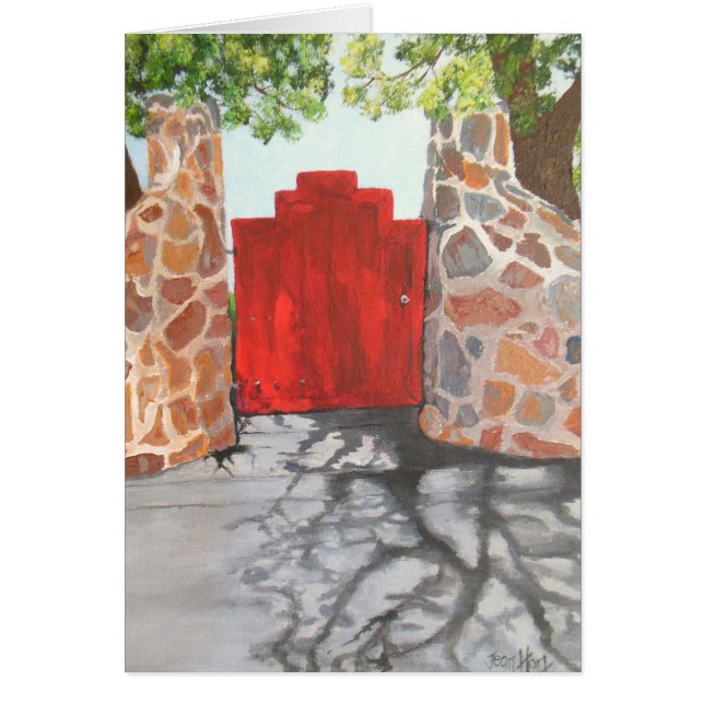 La pequeña puerta roja (Frente)