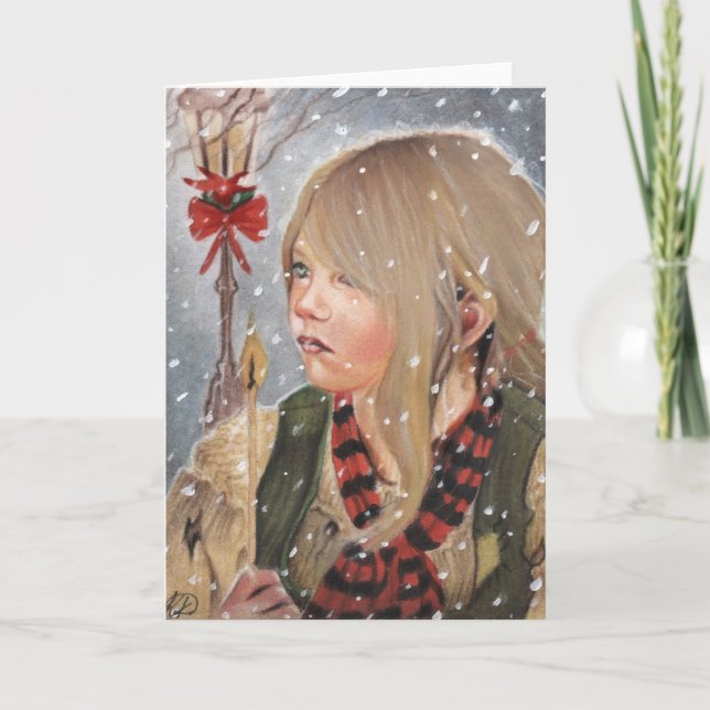 La pequeña tarjeta de Chica de partidos (Anverso)