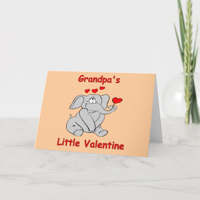 La pequeña tarjeta del día de San Valentín del (Anverso)