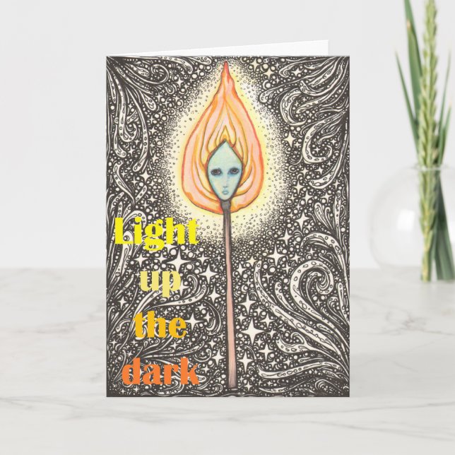 La pequeña tarjeta del solsticio de invierno del (Anverso)
