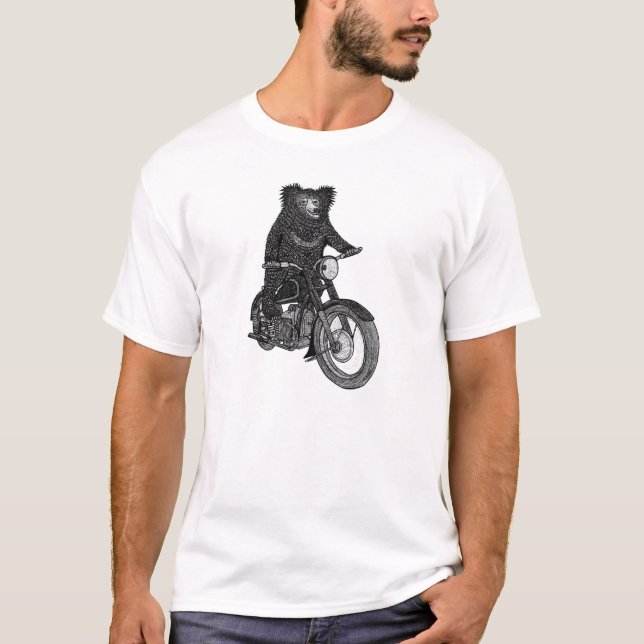 La pereza refiere la camiseta de la moto (Anverso)