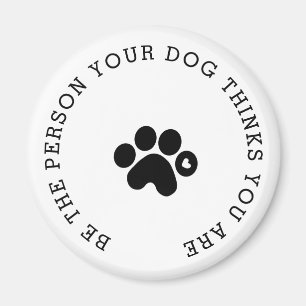 La persona que su perro piensa que usted es imán