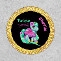 La Personalización De La Unicornio Negra Cree En S