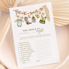 La pesca de Reel Baby Shower El Precio Es El Juego