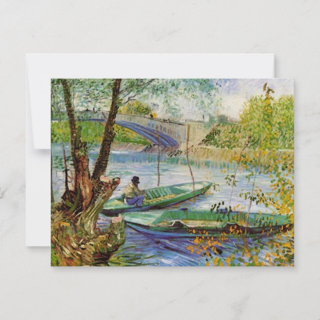 La pesca de Van Gogh en primavera, Pont de Clichy (Anverso)