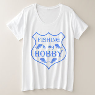 La pesca es mi cita escudo de hobby en el escudo