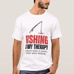 La Pesca Es Mi Terapia Camiseta Divertida Para Pes