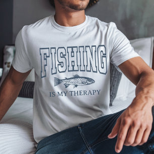 La pesca es mi terapia Camiseta para Papá, Camiset