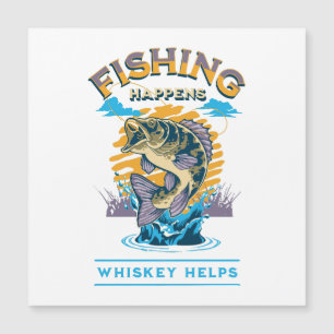 La pesca sucede. ¡El whisky ayuda!