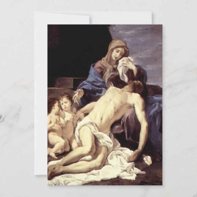 La Pieta - Lamentación de Cristo - Baciccio (Anverso)