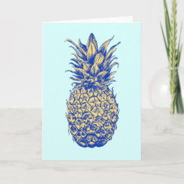 La piña de regalo - Tarjeta de agradecimiento