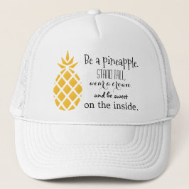 La piña sea una piña que dice el gorra del
