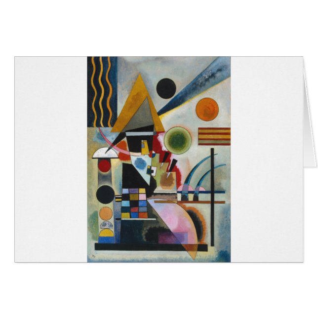La pintura abstracta de Kandinsky se balancea (Anverso (Horizontal))