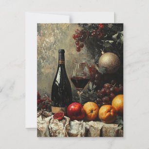 La pintura de aceite de época sigue siendo postal