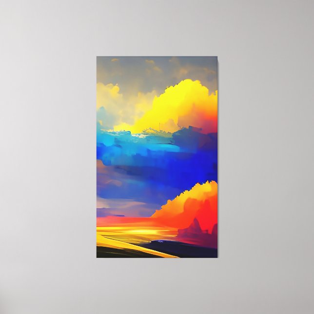 La pintura de arte fino es arte abstracto contempo (Anverso)