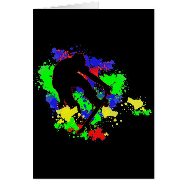 La pintura de la pintada mancha al patinador (Frente)