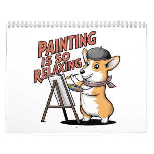 La Pintura Es Tan Relajante, Calendario De Artista