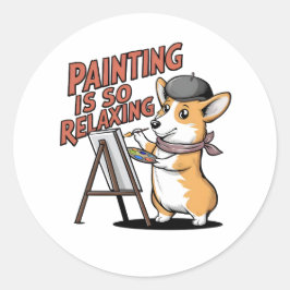 La Pintura Es Tan Relajante, Pegatinas Artistas De