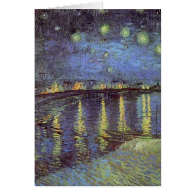 La pintura nocturna estelar de Van Gogh (Frente)