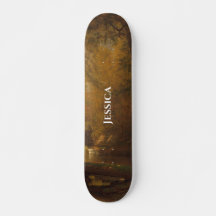 La Piscina de truchas (1870) Pintura - Skateboard