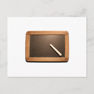 La pizarra escolar de la época ardoise con postal 