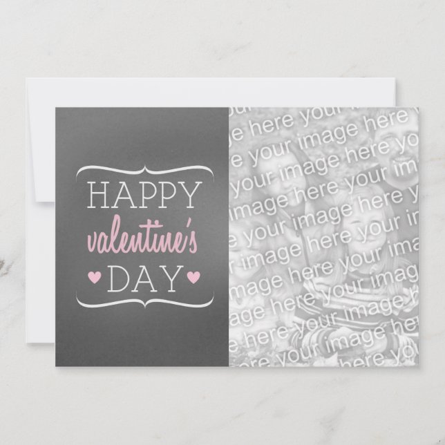 La pizarra inspiró la tarjeta de la tarjeta del (Anverso)