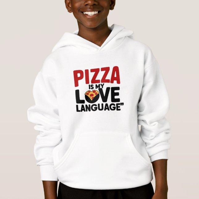 La pizza es mi lengua de amor (Anverso)