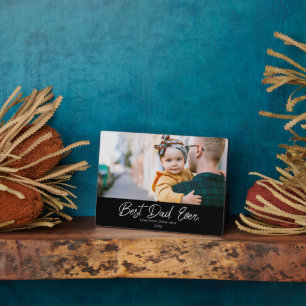 La placa fotográfica de mejor papá jamás soltero