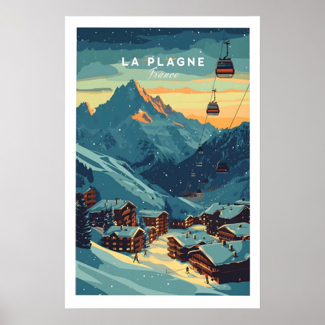 La Plagne Impresión Francia 1 (Frente)