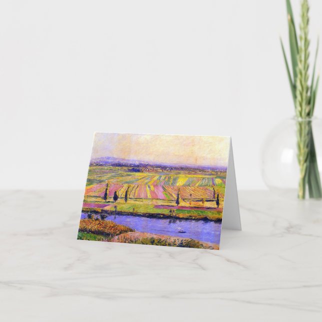 La Plaine de Gennevilliers de Caillebotte (Anverso)