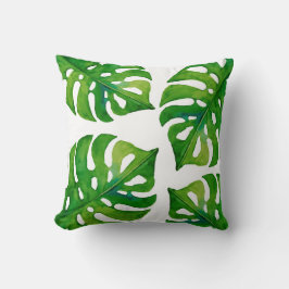 La planta tropical sale acuarela de la almohada