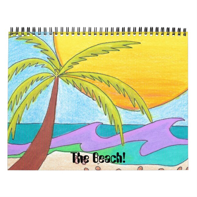 ¡La playa! Calendario (Tapa)