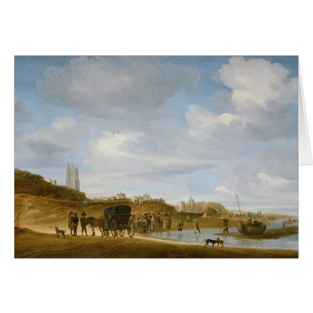 La playa en Egmond-an-Zee (Anverso (Horizontal))