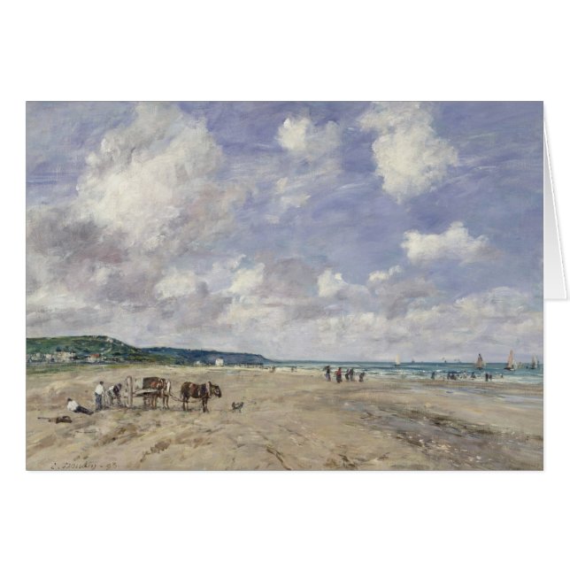 La playa en Tourgeville, 1893 (Anverso (Horizontal))