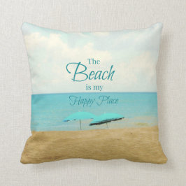 LA PLAYA ES MI ALMOHADA FELIZ DE LA FOTO DEL LUGAR