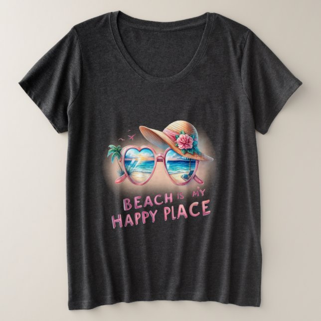 La playa es mi lugar feliz (Anverso del diseño)