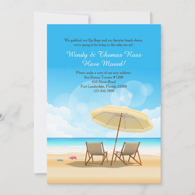 La Playa Espera Una Invitación En Movimiento (Anverso)