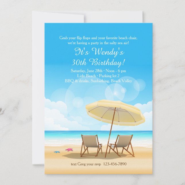 La Playa Está A La Espera De La Invitación (Anverso)