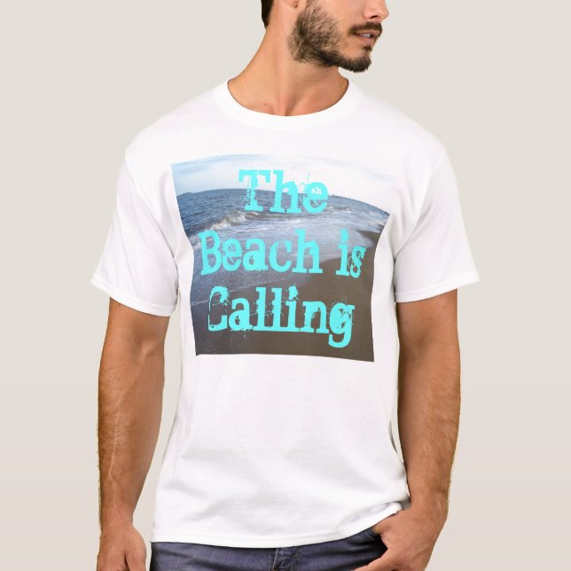 La playa está llamando la camisa CricketDiane de (Anverso)