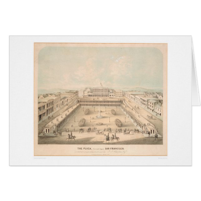 La plaza, cuadrado de Portsmouth, S.F. (1335A) (Anverso (Horizontal))