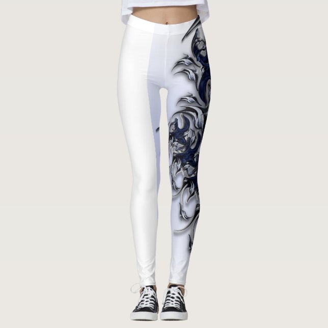 "La poesía del zafiro", leggings de la mujer (Anverso)