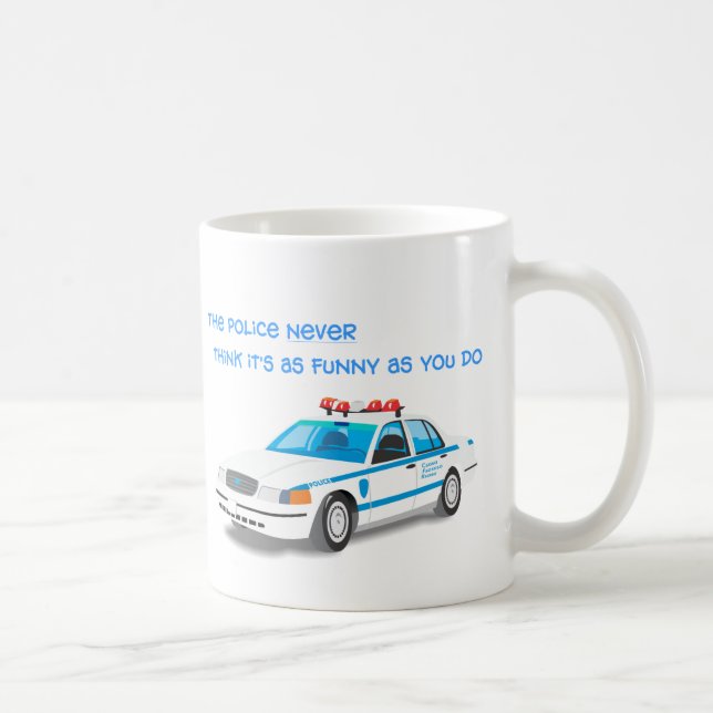 La policía Humor la taza (Derecha)