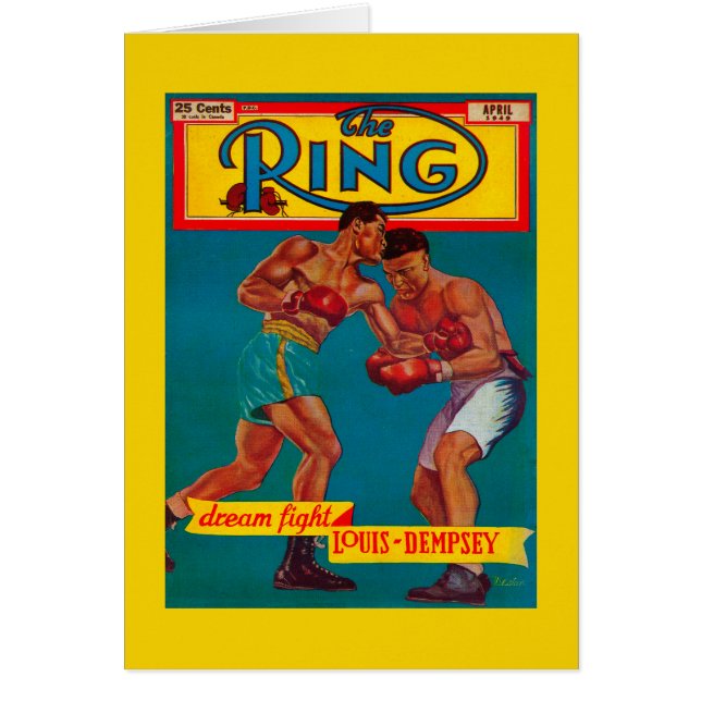 La portada de la revista Ring (Frente)