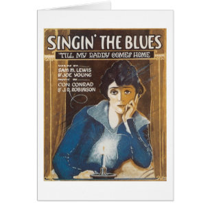 La portada del libro de songbook "The Blues Vintag