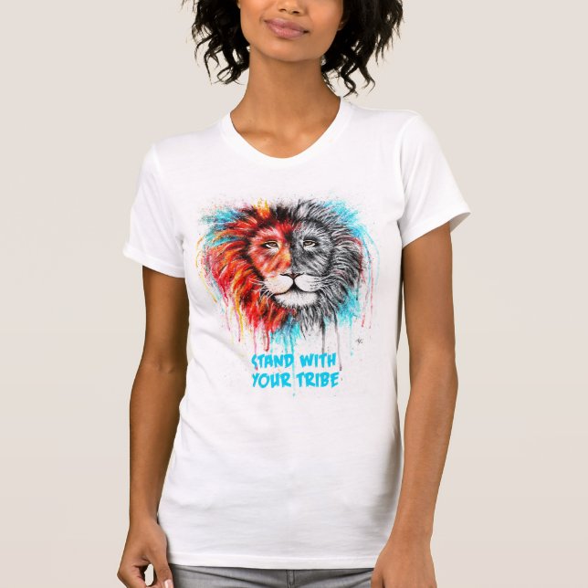 La posición de las mujeres con la camiseta de tu t (Anverso)