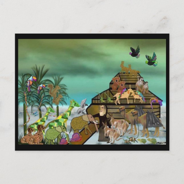 La postal árabe de Noé (Anverso)