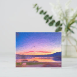 La postal Bay Sunset | Arte original Tasmania